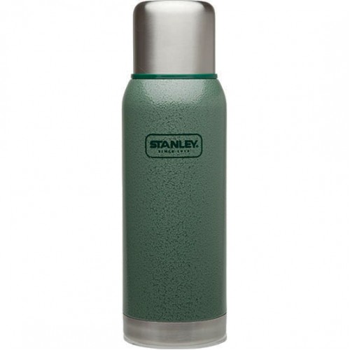 Stanley Adventure Hammertone Green Vacuum Bottle (Thermos Flask) 1L